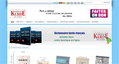 Desktop Screenshot of institutkurde.org